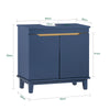 Sobuy Blue Washbasin, vannas istabas mēbeles ar 2 durvīm, BZR113-B