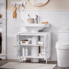 Sobuy Washbasin, vannas istabas mēbeles ar 2 durvīm, balti, BZR115-W