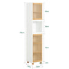 Sobuy vannas istabas skapja vannas istabas plaukts augstais skapis BZR127-W