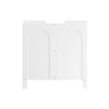 Sobuy, Washbasin aitas, vannas istabas mēbeles, ar 2 durvīm, balta, BZR18-W