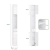 Iepriekš pārdots sobuy augstais skapis vannas istabas stūra plaukts ar 1 kastēm un 2 durvīm Bzr34-wn