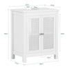 Sobuy, Washbasin aitas, vannas istabas mēbeles, ar 2 durvīm, baltas, BZR35-W