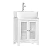 Sobuy, Washbasin aitas, vannas istabas mēbeles, ar 2 durvīm, baltas, BZR35-W