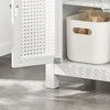 Sobuy, Washbasin aitas, vannas istabas mēbeles, ar 2 durvīm, baltas, BZR35-W