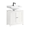 Sobuy Washbasin ar 2 durvīm, vannas istabas skapīši, FRG237-II-W