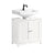 Sobuy Washbasin ar 2 durvīm, vannas istabas skapīši, FRG237-II-W