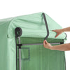 Sobuy velosipēdu garāžas laikapstākļu necaurlaidīgs aprīkojums Slēdziet velosipēdu garāžu 1-2 velosipēdiem Caport telts ar UV aizsardzības velosipēdu novietni lietus pārsega terases motociklu garāžas dārza māja zaļā krāsā 120 x 163 x 176 cm KLS11-GR
