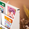 Sobuy Bookcracker Barn plauktu bērnu grāmatu skapis KMB32-W