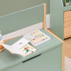 Sobuy bērnu plauktu rotaļlietu glabāšanas bērnu grāmatu skapis bērnu stenda glabāšanas sols bērniem KMB66-W