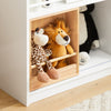Sobuy bērnu plauktu rotaļlietu plaukts mazs grāmatu plaukts bērnu plauktu organizators rotaļlietām un grāmatām KMB83-W