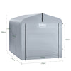 Sobuy rezerves audums dārza nojumei, ūdensnecaurlaidīga dārza būda, motociklu aizsardzība, velosipēdu un instrumentu glabāšana, velosipēdu novietne, uzglabāšana, sudrabs, 159x219x165 cm, SDA12-sil
