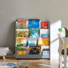 Sobuy Bookcracker bērnu plaukts Kidbokslla KMB32-Hg