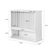 Sobuy virtuves plaukts, sienas skapis virtuvei ar 1 plauktu KCR04-W