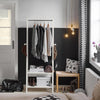 Sobuy stūra skapja apģērbu plaukts ar 1 stienī un 2 plauktiem Frg59-W