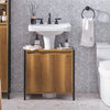 Sobuy Washbasin ar 2 durvīm, vannas istabas skapjiem BZR63-II-PF