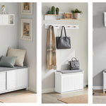 En både snygg och praktisk bänk som ger en varm och ombonad känsla. Passar lika bra i vardagsrummet som i hallen eller sovrummet.