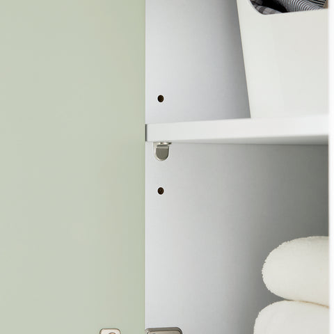 Sobuy vannas istabas skapis ar veļas mazgātavu vannas istabas plaukta augstā skapja BZR137-GR
