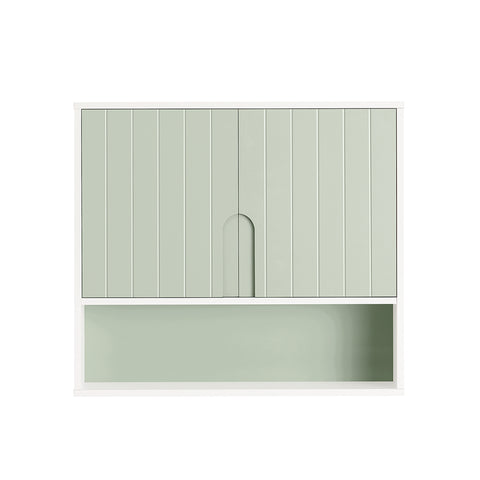 Sobuy sienas skapis ar 2 durvju skapīša vannas istabas mēbelēm, vannas istabas skapis, BZR51-W