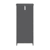 SoBuy BZR21-II-DG Badrumsskåp med Låda och Hopfällbar Tvättkorg – Förvaring 40x38x90 cm Grå