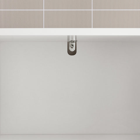 Sobuy vannas istabas skapis ar veļas mazgātāja vannas istabas plauktu ar mazgāšanas maisiņu BZR77-W
