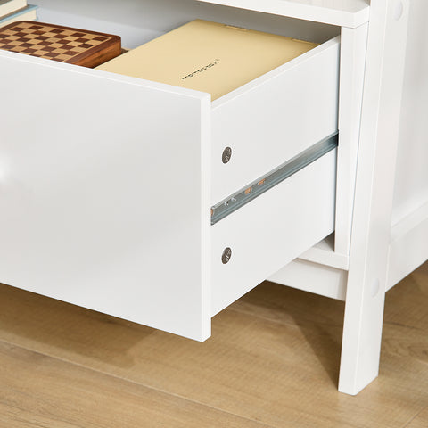 Sobuy Bookcracker, stūra plaukts, Augstie augstie plaukti, FRG116-W