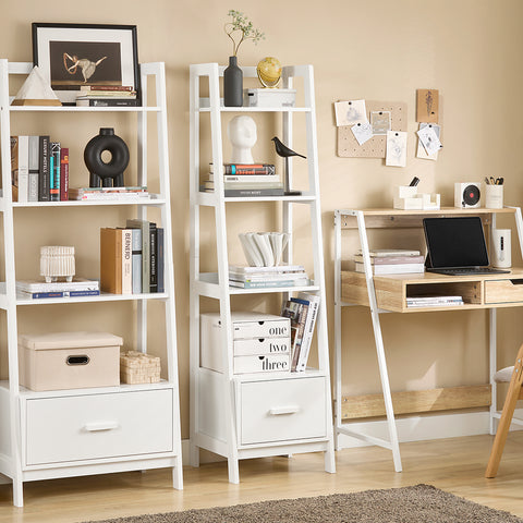 Sobuy Bookcracker, stūra plaukts, Augstie augstie plaukti, FRG116-W