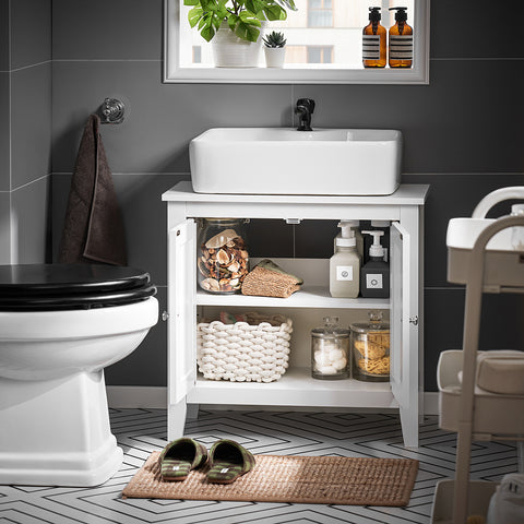 Sobuy, Washbasin skapis ar 2 durvīm, vannas istabas mēbeles, FRG202-W
