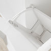 SoBuy FSR100-E-W Skåp hängande skor med 19 cm LED för entré | Elegant förvaring för entré och hall, modern design med LED-belysning, idealisk för små utrymmen
