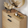 SoBuy FSR212-N smal skoskåp - skoskåp i trä 24 cm brett, stor kapacitet för skor upp till storlek 47, nordisk design, idealisk för hall, entré, familj, färg trä, mått 60x24x95 cm