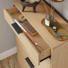 SoBuy FSR212-N smal skoskåp - skoskåp i trä 24 cm brett, stor kapacitet för skor upp till storlek 47, nordisk design, idealisk för hall, entré, familj, färg trä, mått 60x24x95 cm