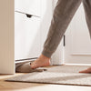 SoBuy FSR220-W Skoställ, skoskåp, smalt 24 cm – nordisk design – fällbart skåp, 12 par + 3 sidor för hall, entré, liten lägenhet, vuxna, vit, 84 × 24 × 122 cm