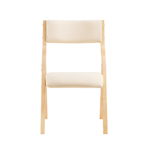 Sobuy saliekamais krēsla virtuves krēsls ar polsterētu sēdvietu un aizmuguri FST40-W