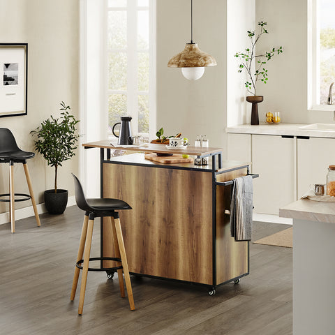 Sobuy virtuves sala uz riteņiem darba galda skapja kombinācija KNL02-PF
