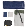 Sobuy OGS32-II-GR-P01 Luftmadrass med pump enkelsäng sovmatta campingmadrass resemadrass luftmadrass camping för individer camping mattress grön 191 x 22 x 76 cm
