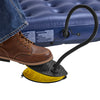 SoBuy OGS32-II-L-GR-P01 Luftmadrass med pump dubbelsäng sovmatta campingmadrass resemadrass luftmadrass camping för två, camping mattress grön 191 x 22 x 137 cm