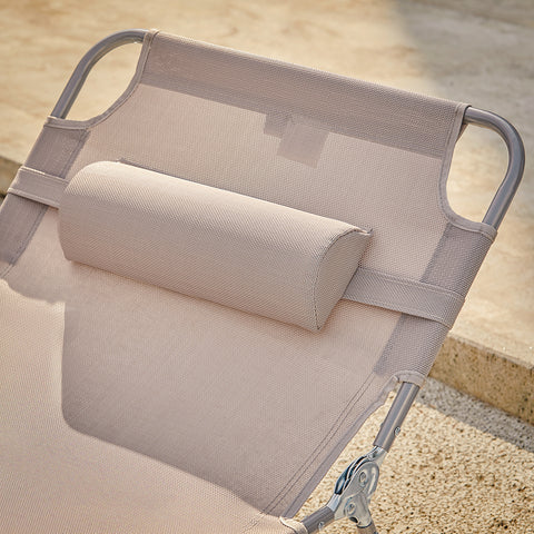 Sobuy saliekamais krēsls āra mēbeles sauļojas ar glabāšanas maisiņu un spilveniem OGS35-MI