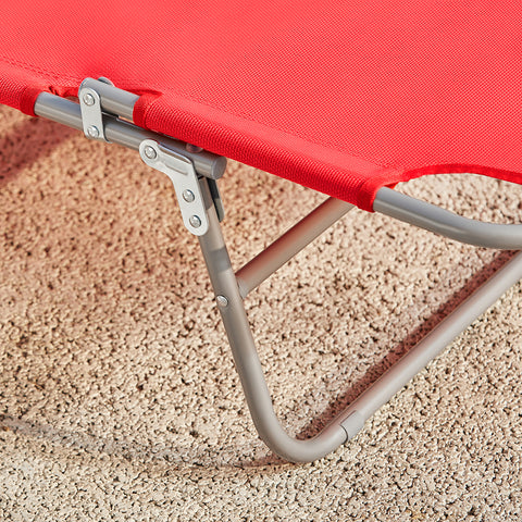 Sobuy 2 x saliekamie krēsli āra mēbeļu saules gulta ar glabāšanas maisiņu OGS35-RX2