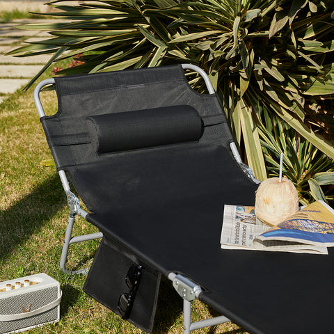 Sobuy saliekamais krēsls āra mēbeles sauļojas ar glabāšanas maisiņu un spilveniem OGS35-SCH