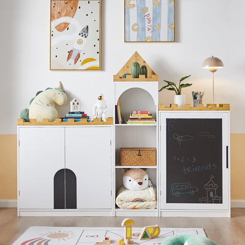 Sobuy, bērnu plaukts, grāmatu plaukts, rotaļlietu glabāšana, bērnu istaba, KMB43-W