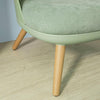 Sobuy, atpūtas krēsls, atzveltnes krēsls ar pēdu, zaļš, FST63-GR