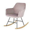 Sobuy modernais šūpuļkrēsls, atpūtas krēsls, pārbaudīts 150 kg, rozā, fst68-P