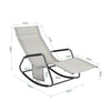 Sobuy sauļošanās gultne ar glabāšanas maisiņu šūpuļkrēslu dārzam OGS47-Hg