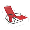 Sobuy sauļošanās gultne ar glabāšanas maisiņu šūpuļkrēslu dārzam OGS47-R