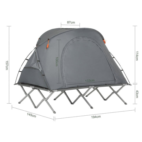 Sobuy telts 2 cilvēkiem, kempinga teltis 2 cilvēkiem, OGS60-L-HG