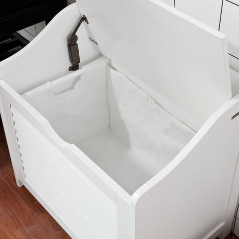 Sobuy veļas grozs ar vāku glabāšanas mēbeļu mazgāšanas maisiņu, FSR40-W