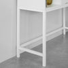 Sobuy, reljefa galds, displeja skapis ar durvīm, zāles mēbeles, baltas, FSB21-W