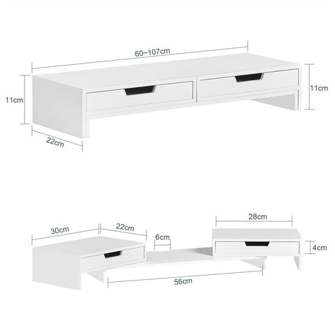 Sobuy displeja stāvokļa monitora statu ar 2 nodalījumiem, BBF04-W