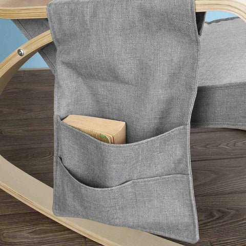 Sobuy, šūpuļkrēsls ar krātuvi, atpūtas krēsls, FST18-DG