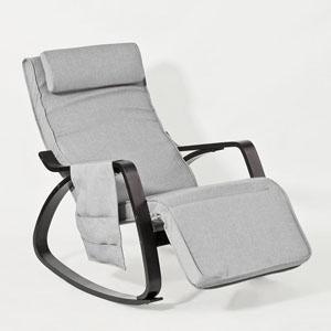 Sobuy, šūpuļkrēsls ar krātuvi, atpūtas krēsls, FST20-HG
