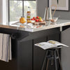 Sobuy virtuves sala uz riteņiem darba galda borts ar atloku galdu FKW71-SCH